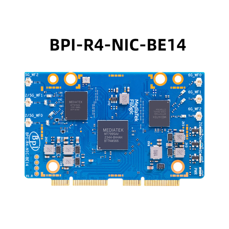 Bananapi Bpi R4 Wifi 7 - Placa de Desenvolvimento Banana Pi R4