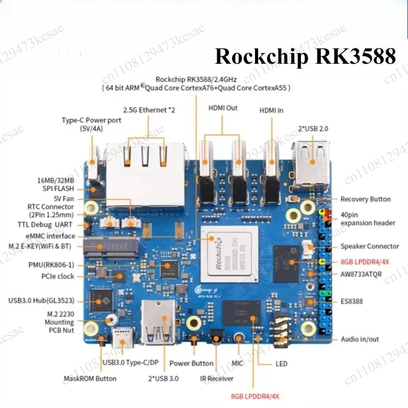 Orange Pi 5 Plus RK3588 SBC 16 - Rk3588 Mini Pc Board avaliação e preço
