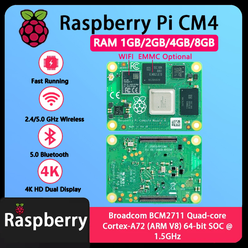 Raspberry Pi CM4 1GB/2GB/4GB/8 - Compute Module 4 32Gb Wifi avaliação e preço