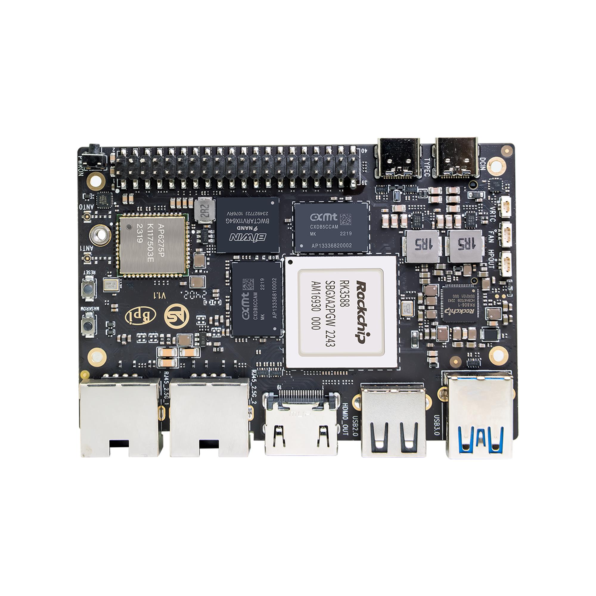 Banana Pi BPI-M7 RockChip RK35 - Banana Pi Bpi M7 Rk3588 avaliação e preço