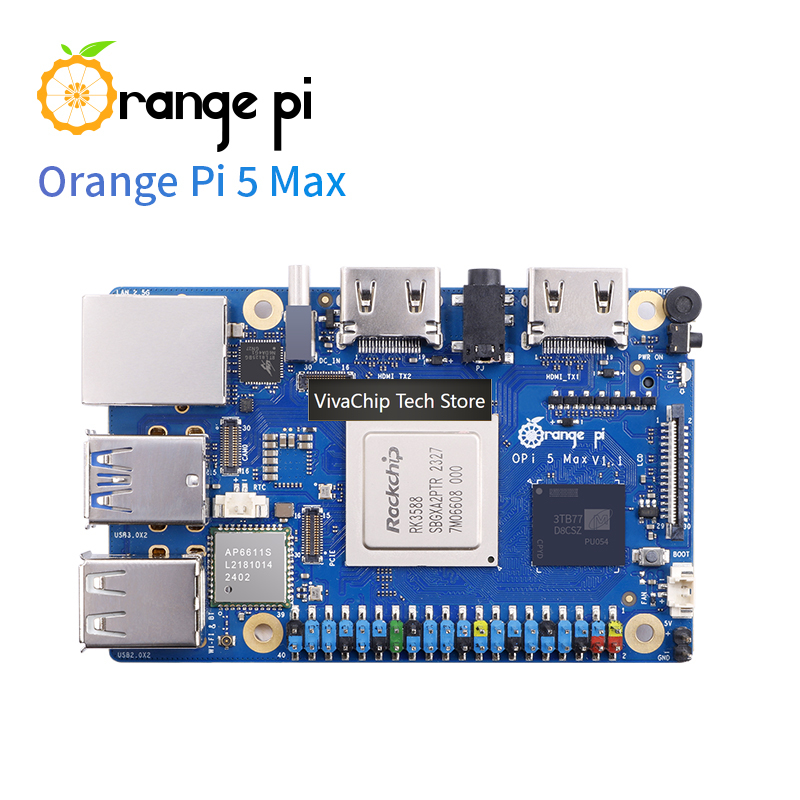 VivaChip TechOrange Pi 5 Max C - Orange Pi 5 Max Rk3588 avaliação e preço