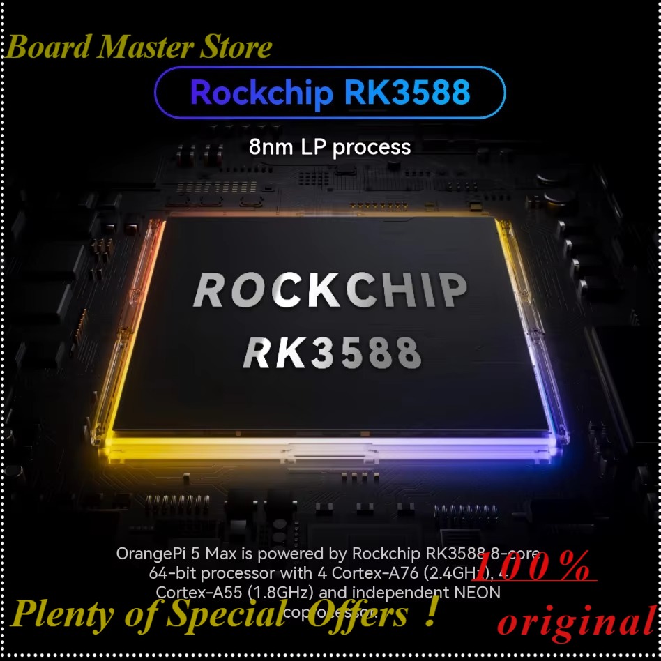 Computador de Placa Única BoMa - Orange Pi 5 Max Rk3588 avaliação e preço