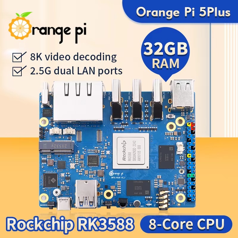 Placa única DroMaRockchip RK35 - Orange Pi 5 Plus 32Gb avaliação e preço