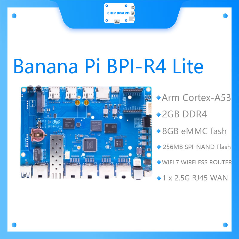 Banana Pi BPI-R4 Lite apresent - Bananapi Bpi R4 Wifi 7 avaliação e preço