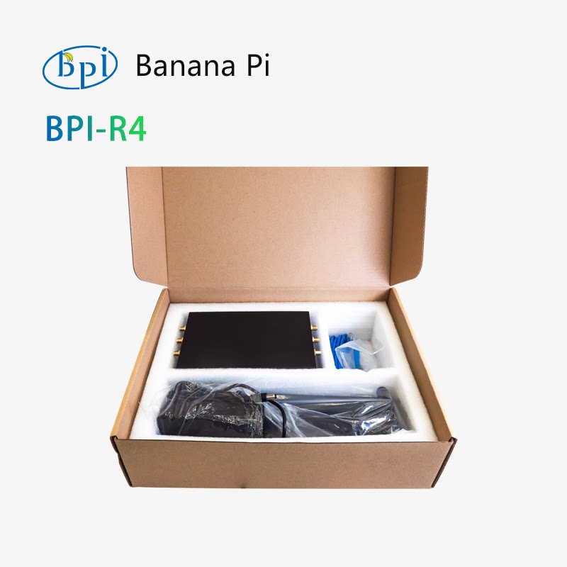 Kit de Placa de Desenvolviment - Bananapi Bpi R4 Wifi 7 avaliação e preço